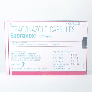 スポラノックス100mg(4錠)の商品画像